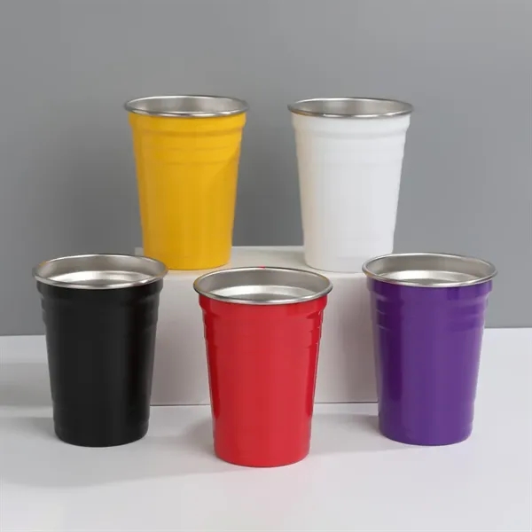 Stackable Durable Stainless Steel Cups Tumblers - Stackable Durable Stainless Steel Cups Tumblers - Image 0 of 5
