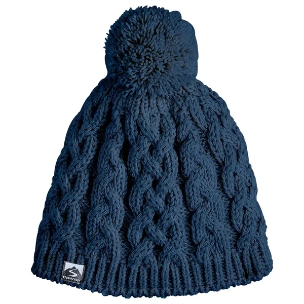 Storm Creek Women's Freeze Baby Fleece-Lined Pom Hat - Storm Creek Women's Freeze Baby Fleece-Lined Pom Hat - Image 9 of 9