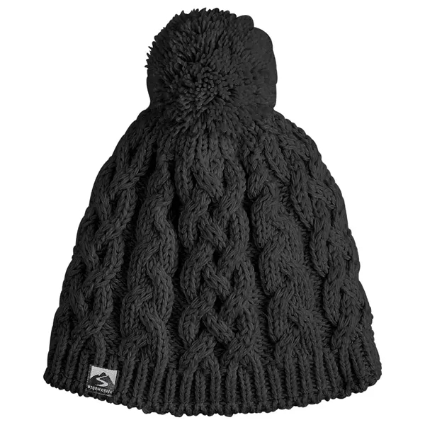 Storm Creek Women's Freeze Baby Fleece-Lined Pom Hat - Storm Creek Women's Freeze Baby Fleece-Lined Pom Hat - Image 3 of 9