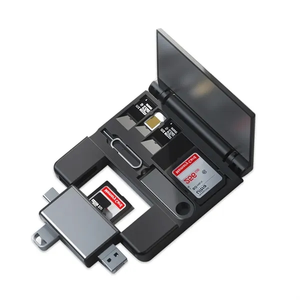 7 in 1 SD Card Reader Storage Box - 7 in 1 SD Card Reader Storage Box - Image 1 of 4