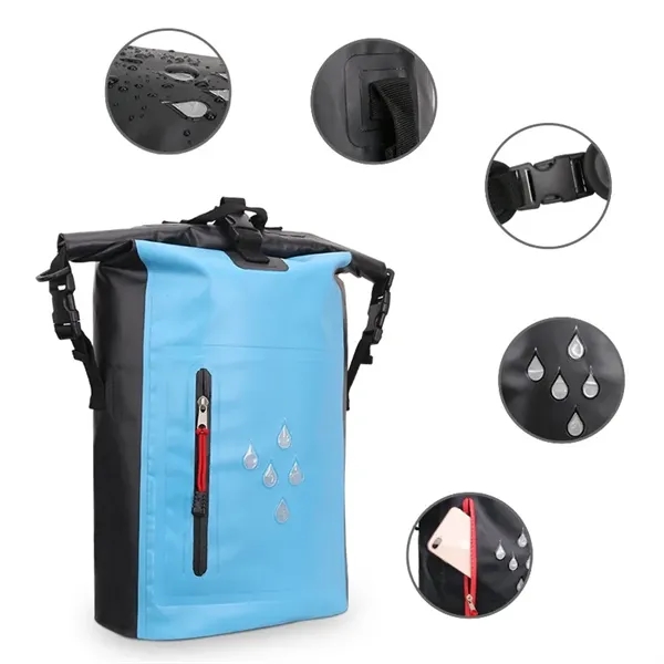 Waterproof Dry Bag Backpack - Waterproof Dry Bag Backpack - Image 1 of 4