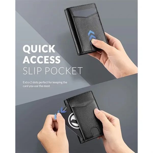 RFID Bifold Wallet-Genuine Leather - RFID Bifold Wallet-Genuine Leather - Image 2 of 12