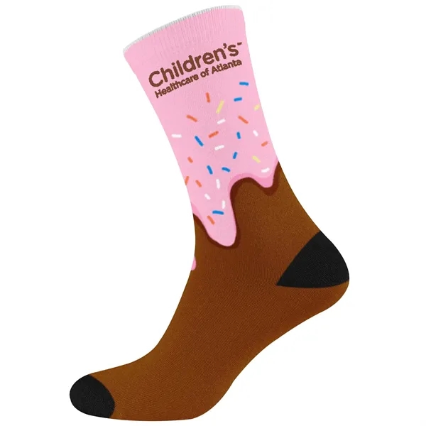 Crew Cut Dye Sublimated Socks - Crew Cut Dye Sublimated Socks - Image 1 of 4