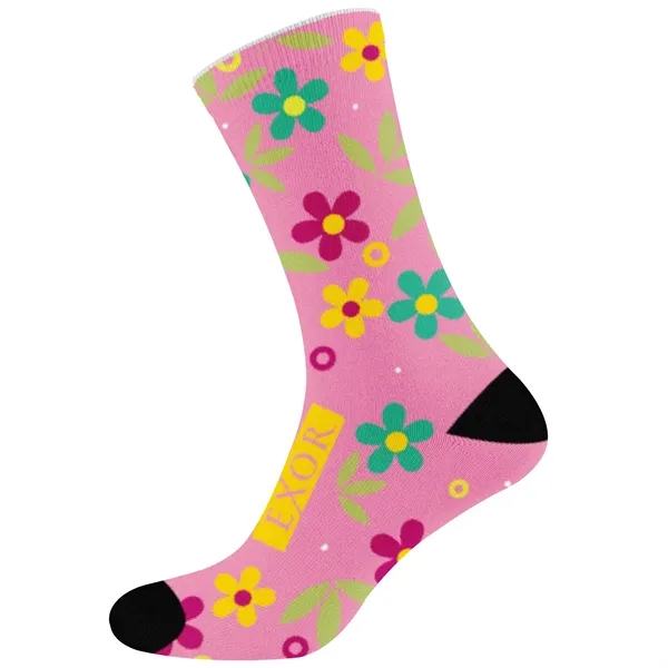 Crew Cut Dye Sublimated Socks - Crew Cut Dye Sublimated Socks - Image 2 of 4