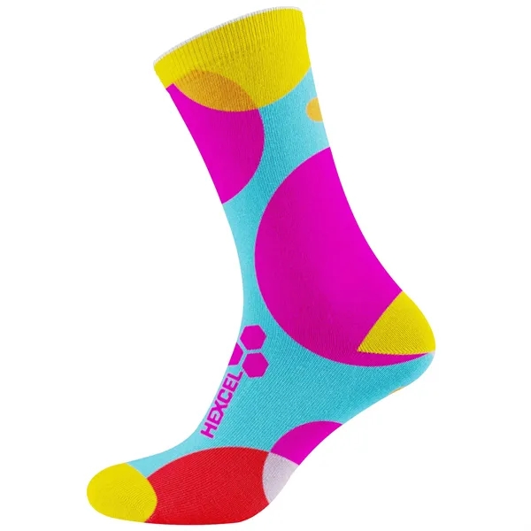 Crew Cut Dye Sublimated Socks - Crew Cut Dye Sublimated Socks - Image 3 of 4