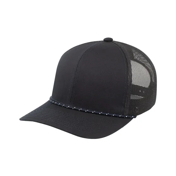 Pacific Headwear Trucker Snapback Braid Cap - Pacific Headwear Trucker Snapback Braid Cap - Image 54 of 70