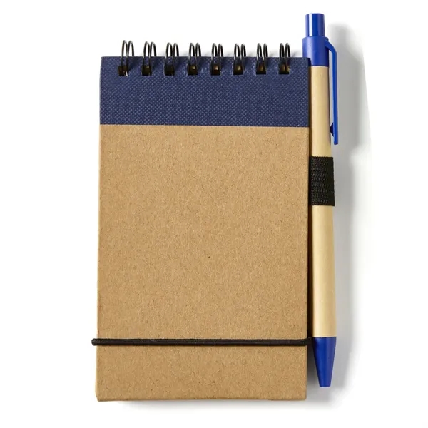 Eco Mini Jotter &amp; Pen - Eco Mini Jotter &amp; Pen - Image 3 of 6