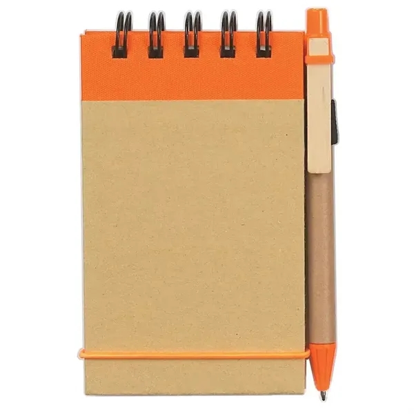 Eco Mini Jotter &amp; Pen - Eco Mini Jotter &amp; Pen - Image 6 of 6