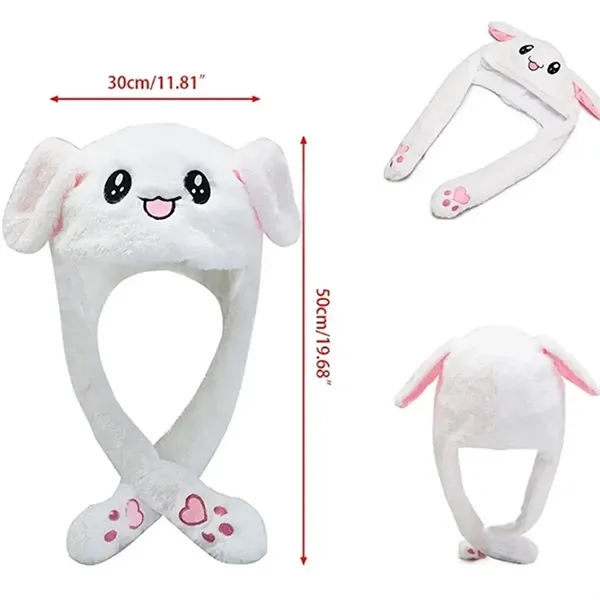 Plush Jumping Ear Hat - Plush Jumping Ear Hat - Image 2 of 5