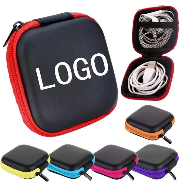 Square Ear-bud Case Portable - Square Ear-bud Case Portable - Image 0 of 8
