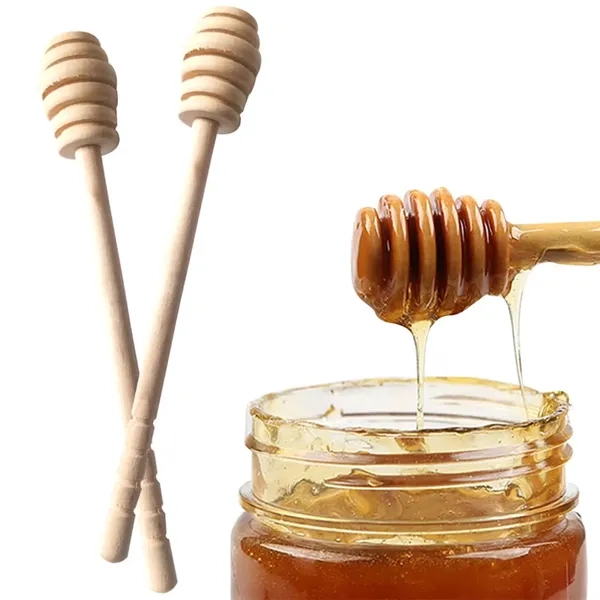 Mini Wooden Honey Stirrers - Mini Wooden Honey Stirrers - Image 1 of 2
