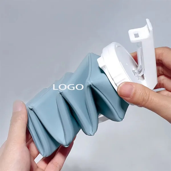 Foldable Sports Water Bottle, - Foldable Sports Water Bottle, - Image 2 of 3