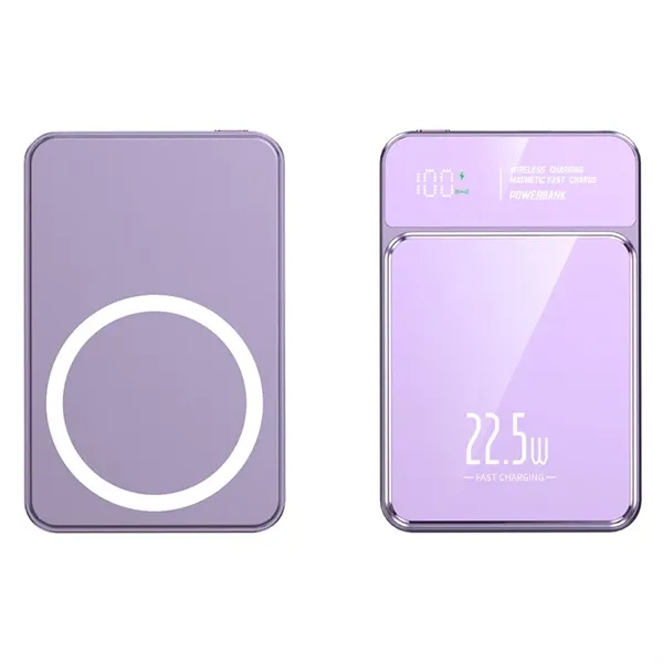 PD Magnetic Power Bank 5,000mAh w/ Display - PD Magnetic Power Bank 5,000mAh w/ Display - Image 10 of 11