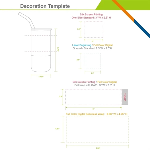 Layer Stainless Steel Tumbler - 16 OZ. - Layer Stainless Steel Tumbler - 16 OZ. - Image 4 of 12