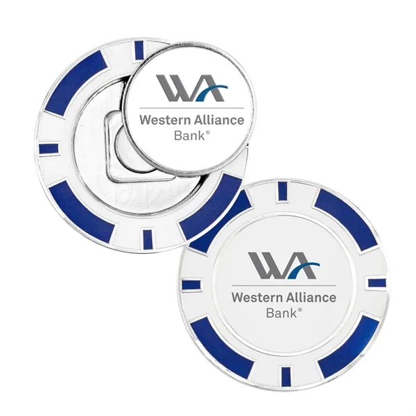Golf Poker Chip Coin w/ Ball Marker - Golf Poker Chip Coin w/ Ball Marker - Image 2 of 13