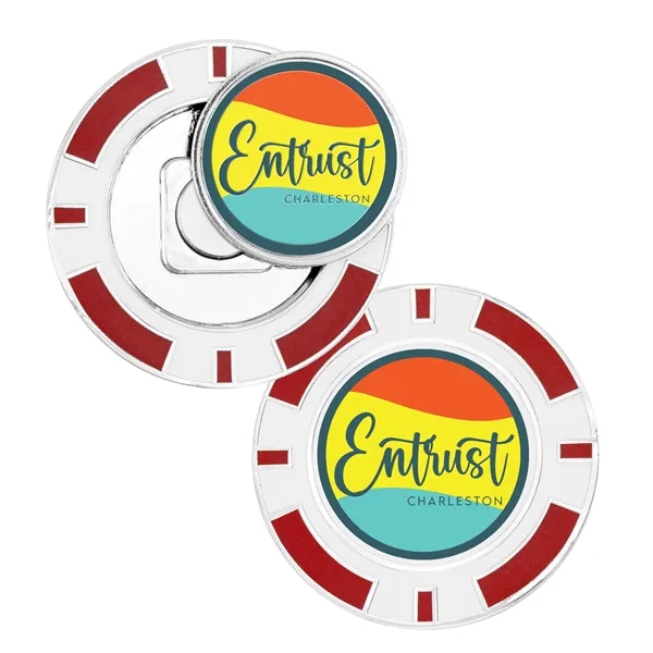 Golf Poker Chip Coin w/ Ball Marker - Golf Poker Chip Coin w/ Ball Marker - Image 3 of 13