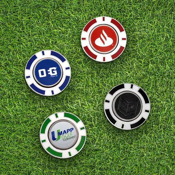 Golf Poker Chip Coin w/ Ball Marker - Golf Poker Chip Coin w/ Ball Marker - Image 5 of 13