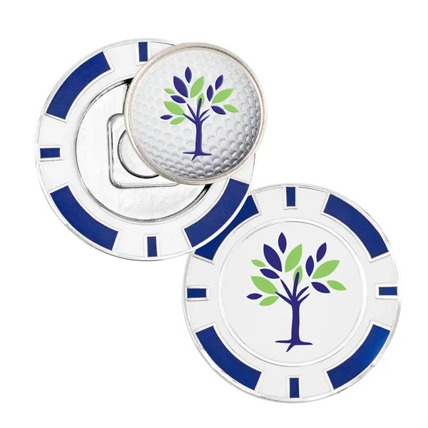 Golf Poker Chip Coin w/ Ball Marker - Golf Poker Chip Coin w/ Ball Marker - Image 11 of 13