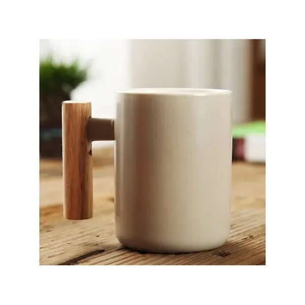 Mug With Bamboo Lid - Mug With Bamboo Lid - Image 2 of 5
