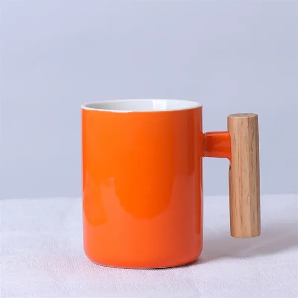 Mug With Bamboo Lid - Mug With Bamboo Lid - Image 3 of 5