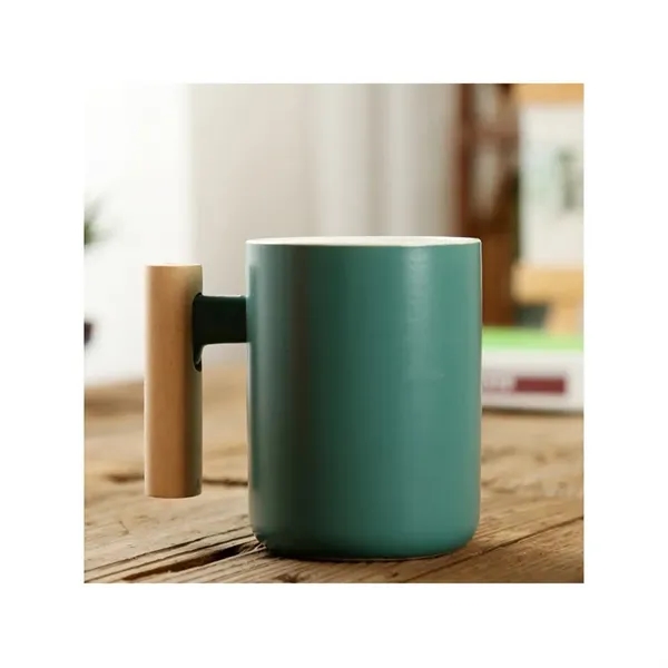 Mug With Bamboo Lid - Mug With Bamboo Lid - Image 5 of 5