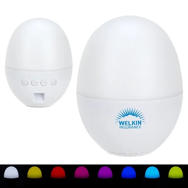 Audio Dome Lighted Wireless Speaker with White Noise Sounds