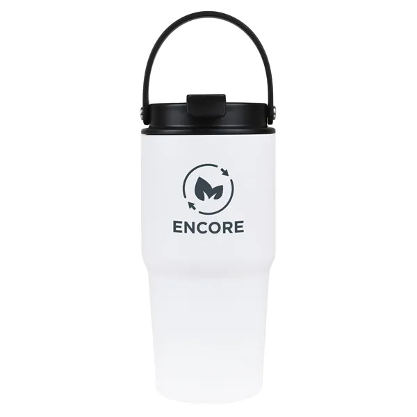 Phoenix Recycled Stainless Steel Flip Straw Tumbler - Phoenix Recycled Stainless Steel Flip Straw Tumbler - Image 3 of 5