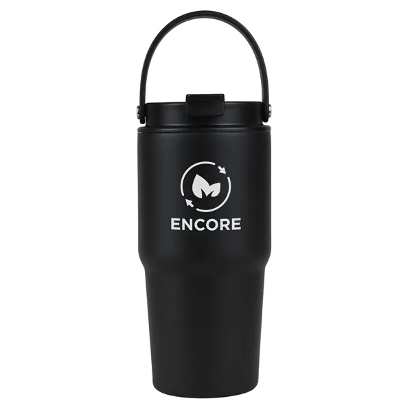 Phoenix Recycled Stainless Steel Flip Straw Tumbler - Phoenix Recycled Stainless Steel Flip Straw Tumbler - Image 4 of 5