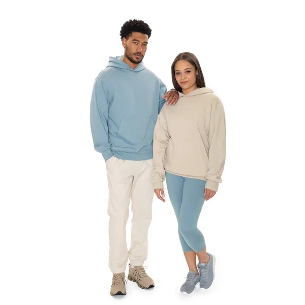 KOI® ELEMENT TRIBLEND LONG SLEEVE HOODED TEE. - KOI® ELEMENT TRIBLEND LONG SLEEVE HOODED TEE. - Image 0 of 14