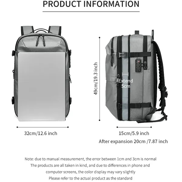 Compressible Multipurpose Travel Backpack - Compressible Multipurpose Travel Backpack - Image 1 of 6