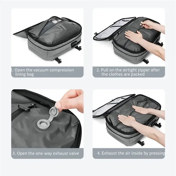 Compressible Multipurpose Travel Backpack - Compressible Multipurpose Travel Backpack - Image 2 of 6