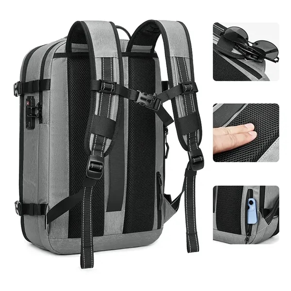 Compressible Multipurpose Travel Backpack - Compressible Multipurpose Travel Backpack - Image 3 of 6