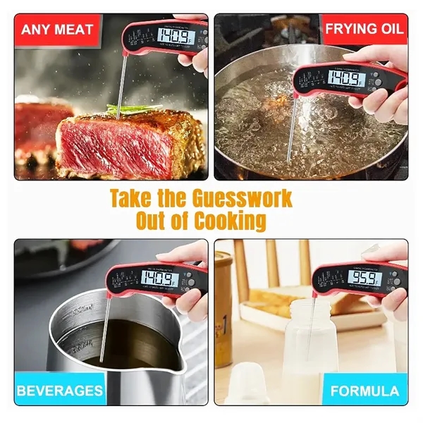 Foldable Digital Meat Thermometer - Foldable Digital Meat Thermometer - Image 4 of 5