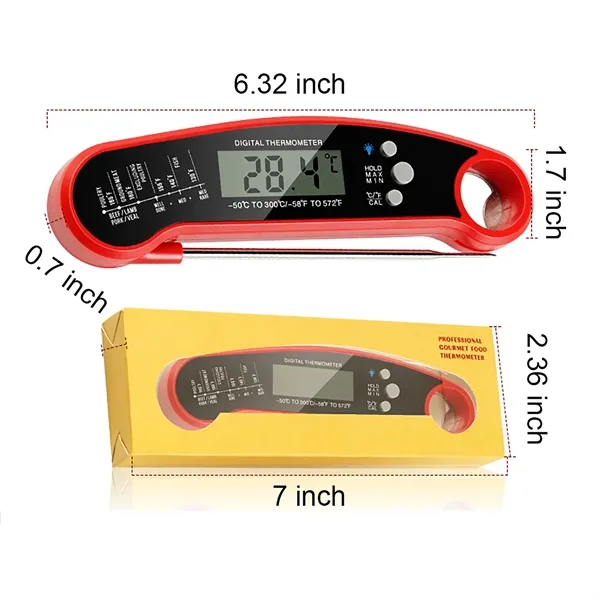 Foldable Digital Meat Thermometer - Foldable Digital Meat Thermometer - Image 5 of 5