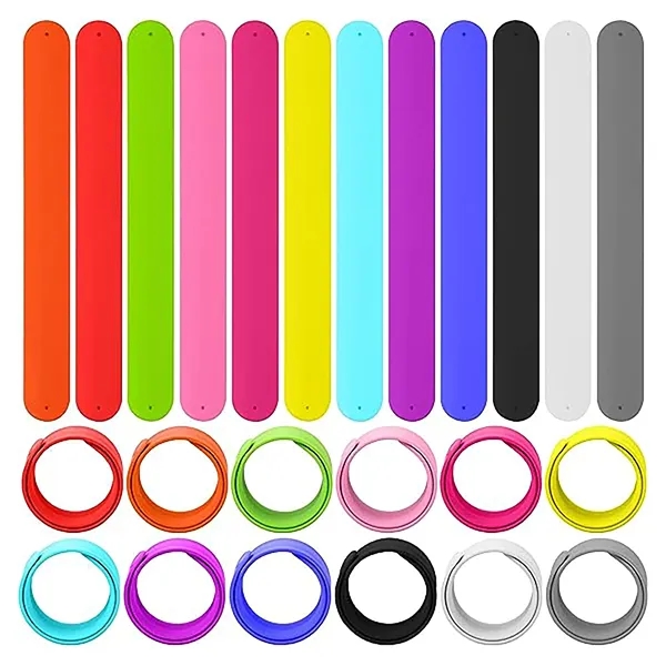 Silicone Slap Bracelets - Silicone Slap Bracelets - Image 2 of 4