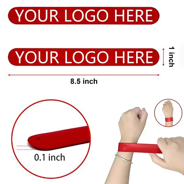 Silicone Slap Bracelets - Silicone Slap Bracelets - Image 4 of 4