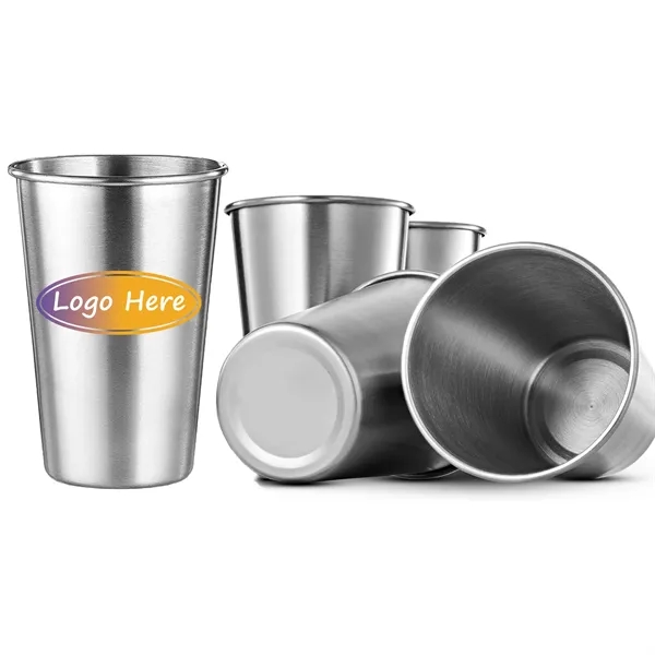 9oz/12oz/13.5oz/16.9oz/23.6oz Stainless Steel Cup Tumbler - 9oz/12oz/13.5oz/16.9oz/23.6oz Stainless Steel Cup Tumbler - Image 4 of 5