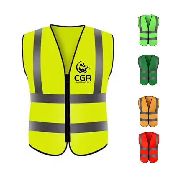 High Visibility Reflective Safety Vest - High Visibility Reflective Safety Vest - Image 0 of 3