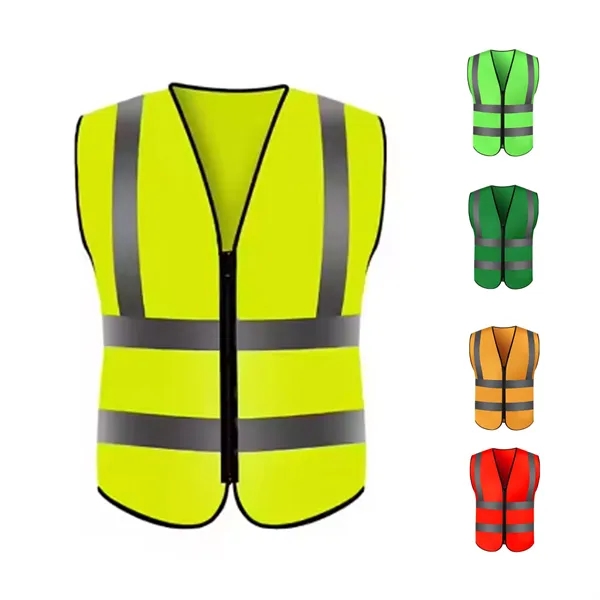 High Visibility Reflective Safety Vest - High Visibility Reflective Safety Vest - Image 2 of 3