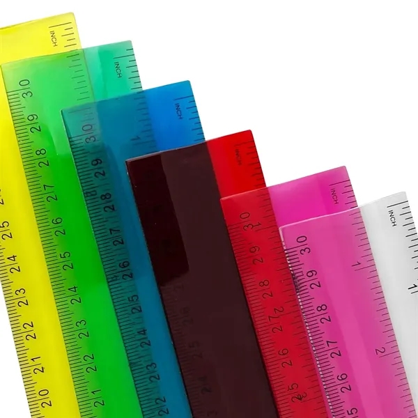 12-inch PVC Soft Plastic Ruler - 12-inch PVC Soft Plastic Ruler - Image 1 of 2