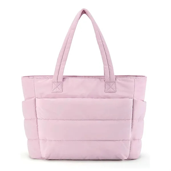 20L Lightweight Puffy Tote Bag with Compartments - 20L Lightweight Puffy Tote Bag with Compartments - Image 1 of 8