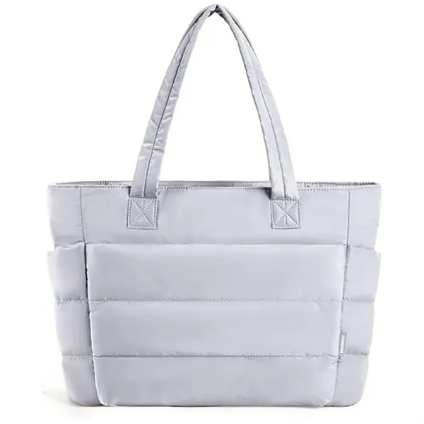 20L Lightweight Puffy Tote Bag with Compartments - 20L Lightweight Puffy Tote Bag with Compartments - Image 4 of 8