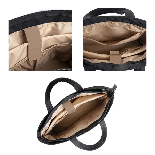 20L Lightweight Puffy Tote Bag with Compartments - 20L Lightweight Puffy Tote Bag with Compartments - Image 7 of 8