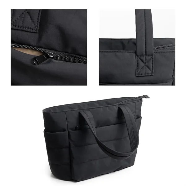 20L Lightweight Puffy Tote Bag with Compartments - 20L Lightweight Puffy Tote Bag with Compartments - Image 8 of 8