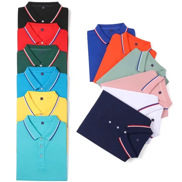 Men's Cotton Short Sleeve Polo - Men's Cotton Short Sleeve Polo - Image 2 of 5