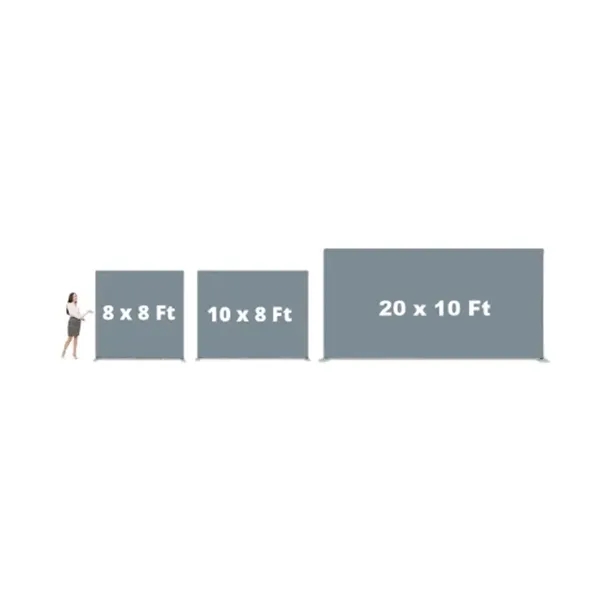 Pillow Case Backdrop Straight - Hardware only - Pillow Case Backdrop Straight - Hardware only - Image 2 of 3