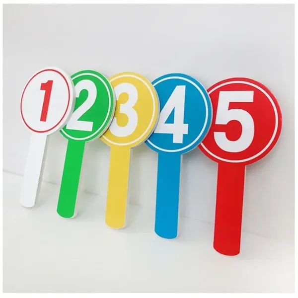 4*12''Plastic Number Plates Auction Bid Paddle Sign Placard - 4*12''Plastic Number Plates Auction Bid Paddle Sign Placard - Image 5 of 6