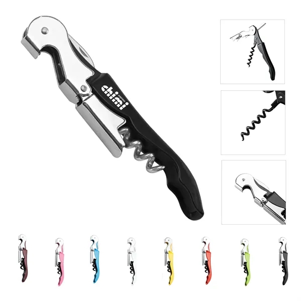 3 in 1 Metal Wine Bottle Opener - 3 in 1 Metal Wine Bottle Opener - Image 0 of 7