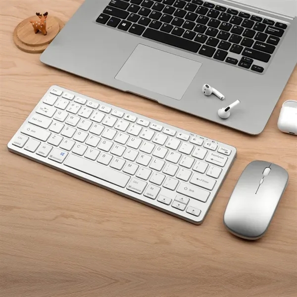 Rechargeable Compact Wireless Mouse Keyboard Set - Rechargeable Compact Wireless Mouse Keyboard Set - Image 5 of 6