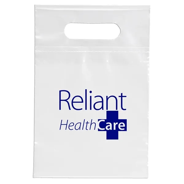 7W x 10 1/2H Die Cut Handle Bag - Flexo Ink Print - 7W x 10 1/2H Die Cut Handle Bag - Flexo Ink Print - Image 18 of 27
